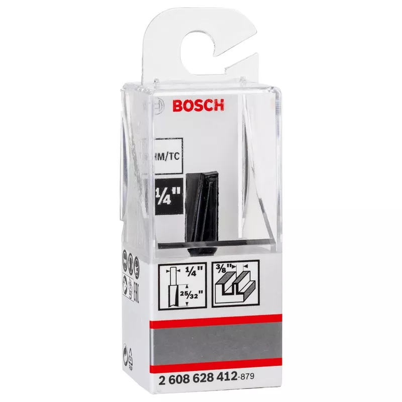 Bosch 2608628412 Straight Router Bit 1/4 x 3/8